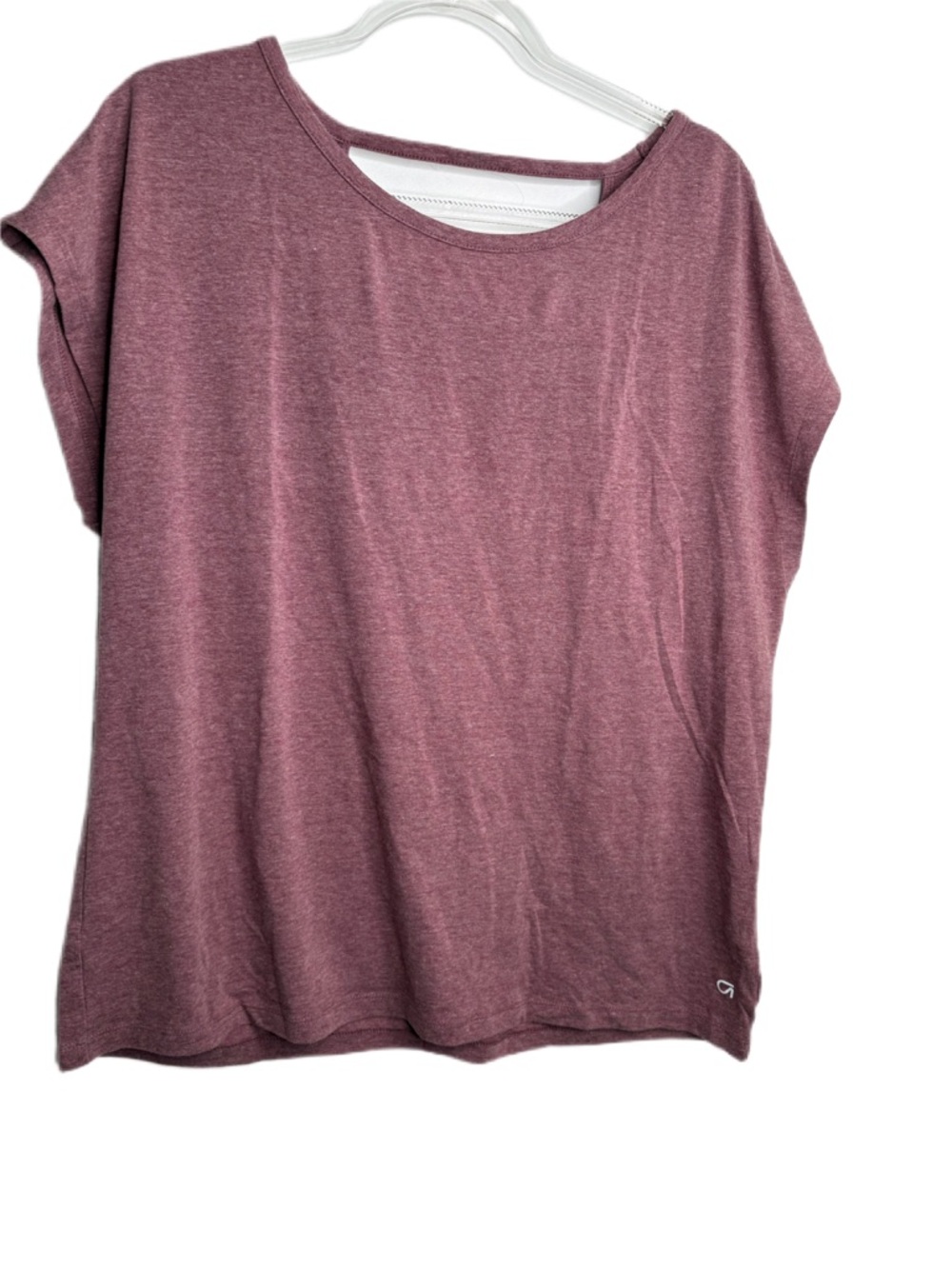 Gap Fit Relaxed Cap-Sleeve Tee - Mauve Pink